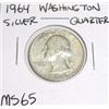 1964 SILVER Washington Quarter *RARE MS-65 HIGH GRADE*!!