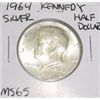 1964 Kennedy Silver Half Dollar *RARE MS-65 HIGH GRADE - NICE COIN*!!