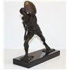 Image 2 : Noble Nude Gladiator with Sword and Shield Bronze Scul