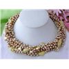 Image 2 : Elegant Five Row 18~ 14mm Rice Pearl and Coin Pearl nat