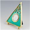 Image 2 : Green Triangle Clock Faberge Frame