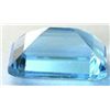 Image 2 : IMMACULATE 9.80 Carat VVS EMERALD CUT BLUE TOPAZ GEMSTO