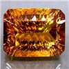 Image 1 : HUGE 65.35ct. UNHEATED Millennium Cut IMPERIAL TOPAZ MW