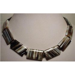 SPLENDID Agate Bead Necklace MWF1731