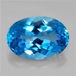 12.38ct Swiss Blue Topaz