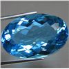 Image 1 : BEAUTIFULLY CUT CLEAN 48.24 CTS NATURAL SWISS BLUE OV