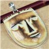 Image 1 : Intricate Hand Carved AFRICAN BONE and STERLING SILVER
