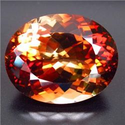 MASSIVE 42.87ct. NATURAL OVAL FACET IMPERIAL TOPAZ MWF1