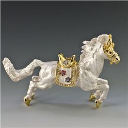 Graceful Carousel Horse Trinket Box