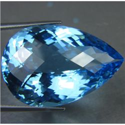 ONE OF A KIND 96.40CT HUGE NATURAL SWISS BLUE TOPAZ MWF