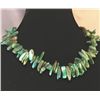 Image 1 : RAVISHING BLUE GREEN GRADUATED TURQUOISE NECKLACE MWF17