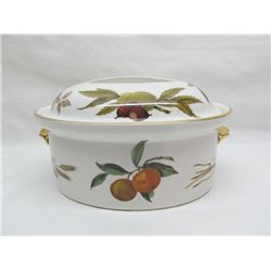 Royal Worcester "Evesham" casserole.