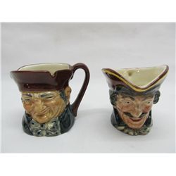 Royal Doulton toby mugs.