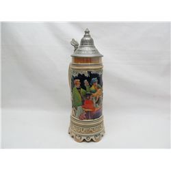German musical beer stein.