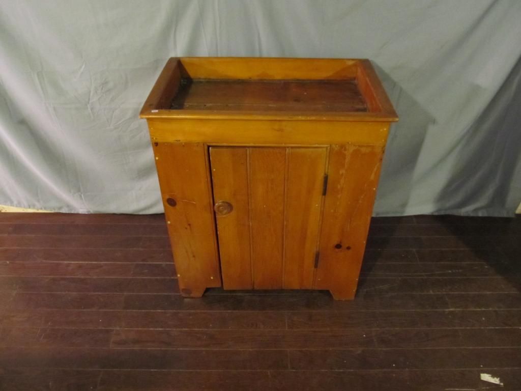 Small Pine Antique Dry Sink