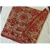 Image 1 : Antique red coverlette.