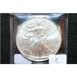 2008 Silver Eagle $1