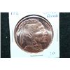 Image 1 : 2012 "Buffalo Nickel" Copper Round; .999 Fine Copper 1 Oz.