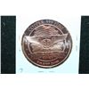 Image 2 : 2012 "Buffalo Nickel" Copper Round; .999 Fine Copper 1 Oz.