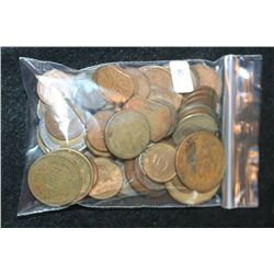 Foreign Coin & Tokens; Various Dates, Conditions & Denominations, Lot of 65