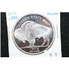 Image 1 : Golden State Mint "Buffalo Nickel" Silver Round; .999 Fine Silver 1 Oz.