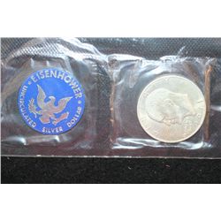 1971-S Eisenhower $1 Coin; 40% Silver, UNC