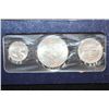 Image 2 : 1976-S US Mint Bicentennial 3-Coin Set; 40% Silver, UNC