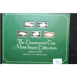 The Centennial Car Mini-Ingot Collection; Franklin, Lorraine-Dietrich, Amilcar, Ford & Mercedes Benz