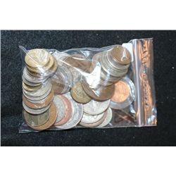 Foreign Coin & Tokens; Various Dates, Conditions & Denominations, Lot of 50