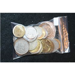 Foreign Coin & Tokens; Various Dates, Conditions & Denominations, Lot of 50