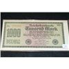Image 1 : 1922 German 1,000 Fausend Mark Foreign Bank Note