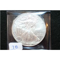 2009 Silver Eagle $1