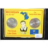 Image 1 : 2004 Michigan State Quarter, P&D Mints