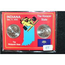2002 Indiana State Quarter, P&D Mints