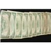 Image 2 : 1963 United States Note $5, Red Seal, Lot of 10