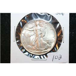 1945 Walking Liberty Half Dollar