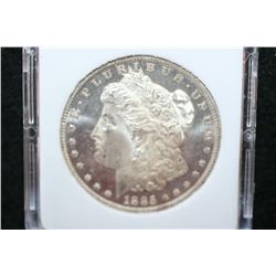 1885-O Silver Morgan $1; MCPCG Graded MS65 DPL