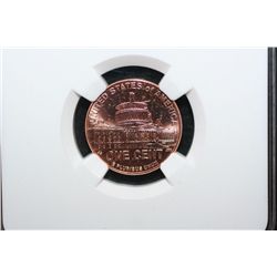 2009 First Day Issue Lincoln-Presidency Penny; NGC Graded BU
