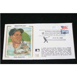 1994 Baseball Hall of Fame Induction Day Station Cooperstown NY-Phil Rizzuto W/Postal Stamp