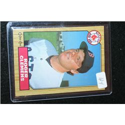 1987 MLB O-Pee-Chee Roger Clemens-Boston Red Sox Baseball Trading Card
