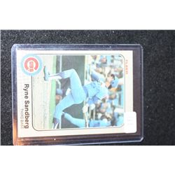 1983 MLB Fleer Ryne Sandberg-Chicago Cubs Baseball Trading Card