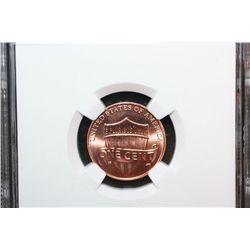 2010 First Day Issue Union Shield Penny; NGC Graded Brilliant Uncirculated