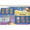 Image 1 : 1971 US Mint Coin Set Commerating Apollo 15, P,D&S Mints, UNC W/Postal Stamp Dated 1992