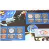 Image 1 : 1970 US Mint Coin Set Commerating Apollo 13, P,D&S Mints, UNC W/Postal Stamp Dated 1993