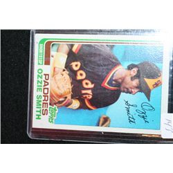 1982 MLB Topps Ozzie Smith-San Diego Padres Baseball Trading Card