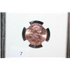 Image 2 : 2010 Union Shield Penny; NGC Graded Brilliant Uncirculated
