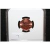 Image 2 : 2010 First Day Issue Union Shield Penny; NGC Graded Brilliant Uncirculated