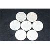 Image 2 : Silver Morgan $1 & Peace $1, Various Dates & Conditions, Low Grade, Lot of 7