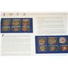 Image 2 : 1972 US Mint Coin Set Commerating Munich Olympics; P,D&S Mints, UNC W/Postal Stamp Dated 1993