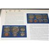Image 2 : 1973 US Mint Coin Set Commerating End of Vietnam War; P,D&S Mints, UNC W/Postal Stamp Dated 1992